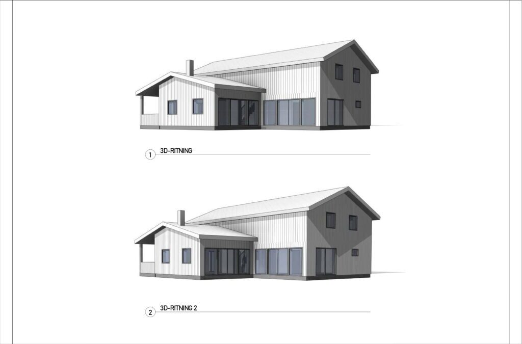 Hustyp 1 – 2 plans villa